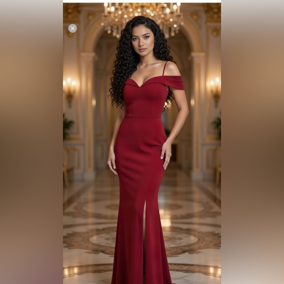 Morgan & Co. Dresses & Skirts - Morgan & Co. Burgundy Dress